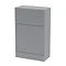 Venice Fluted 500mm Grey WC Unit Large Image