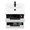 Venice Fluted 600mm White Vanity Unit - Wall Hung 2 Drawer Unit with Matt Black Handles