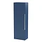 Venice Fluted Wall Hung Tall Storage Cabinet - Blue Large Image