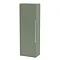 Venice Fluted Wall Hung Tall Storage Cabinet - Green Large Image