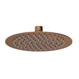 Venice Giro 200mm Round Fixed Shower Head - Brushed Bronze