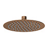 Venice Giro 200mm Round Fixed Shower Head - Brushed Bronze