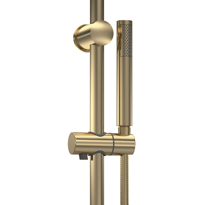 Venice Giro Brushed Brass Modern Slider Rail Kit  Profile Large Image