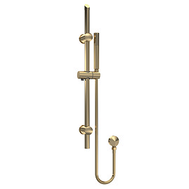 Venice Giro Brushed Brass Modern Slider Rail Kit Large Image