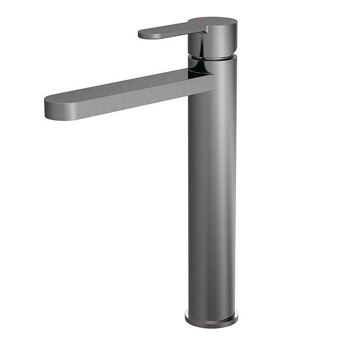 Venice Giro Gunmetal Grey High Rise Mono Basin Mixer Large Image