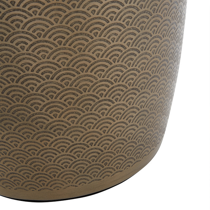 Venice Gold Etched Waste Bin