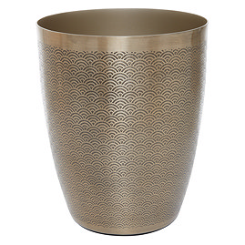 Venice Gold Etched Waste Bin
