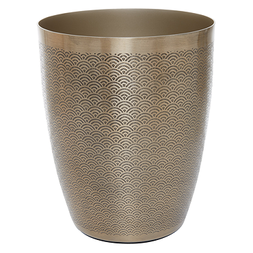 Venice Gold Etched Waste Bin