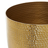 Venice Gold Hammered Waste Bin