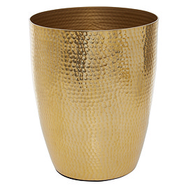 Venice Gold Hammered Waste Bin