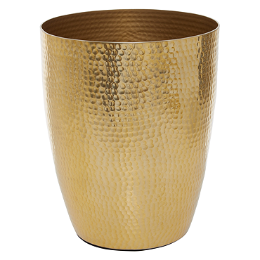 Venice Gold Hammered Waste Bin