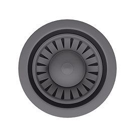 Venice Gun Metal Basket Strainer Kitchen Sink Waste Gun Metal