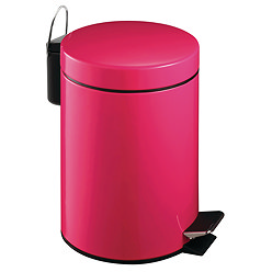 Venice Hot Pink 3 Litre Pedal Bin