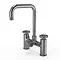 Venice Industrial Bridge Chrome 3-in-1 Instant Boiling Water Kitchen Tap with Boiler & Filter Large 
