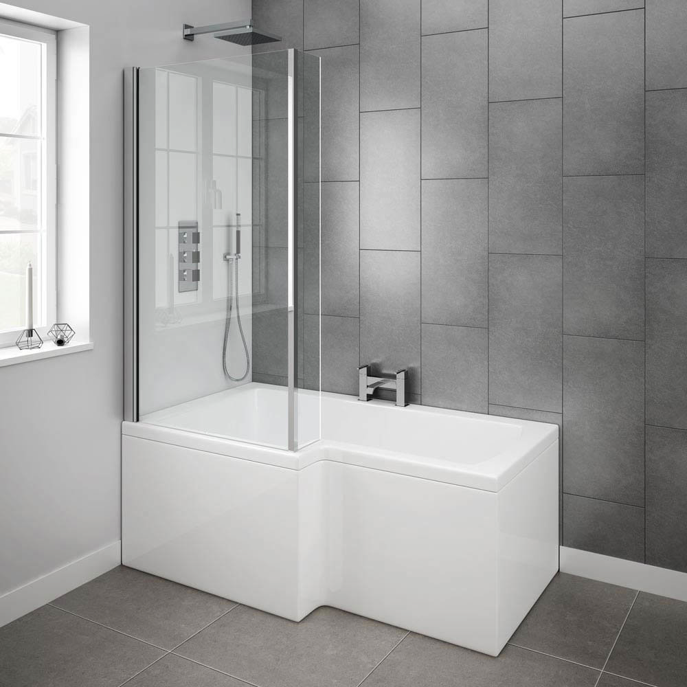 Venice L-Shaped 1500 Complete Bathroom Package | Victorian Plumbing UK