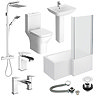 Venice 1500mm L-Shaped Complete Bathroom Package