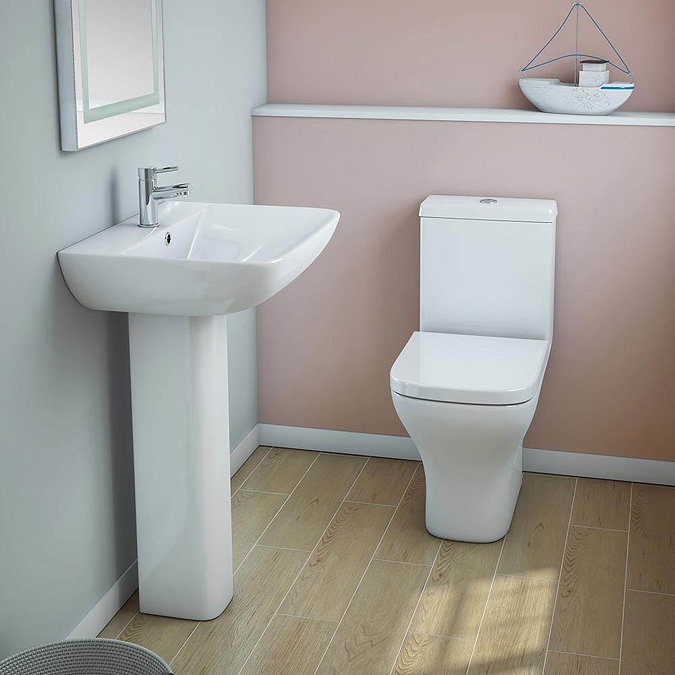 Venice L-Shaped 1600 Complete Bathroom Package  In Bathroom Large Image