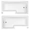 Venice L-Shaped 1600 Complete Bathroom Package  In Bathroom Large Image
