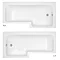 Venice L-Shaped 1700 Complete Bathroom Package  In Bathroom Large Image