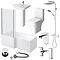Venice LH L-Shaped 1700 Complete Bathroom Package Large Image