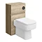 Venice Linea 500mm Rustic Oak WC Unit Only (Depth 253mm)