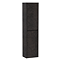 Venice Linea Metallic Slate Wall Hung Tall Storage Unit