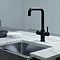 Venice Matt Black 3-in-1 Instant Boiling Water Kitchen Tap with Boiler & Filter  Newest Large Image