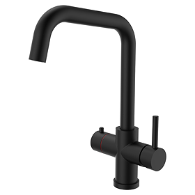 Bower 4-in-1 Instant Boiling Water Tap - Matt Black with Boiler & Filter