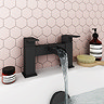 Venice Matt Black B-Shaped Complete Bathroom Package