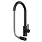 Venice Matt Black Kitchen Sink Mixer with Pull-Out Hose and Spray Head