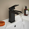 Venice Matt Black L-Shaped Complete Bathroom Package