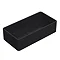 Venice Matt Black Rectangular Counter Top Basin - 465 x 235mm Large Image