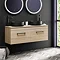 Venice Matt Black Round Counter Top Basin - 350mm Diameter  Feature Large Image