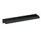 Venice Matt Black Small Rear Fixed Furniture Handle (150 x 36 x 17mm) - H224 Large Image