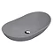 Venice Matt Grey Oval Counter Top Basin - 615 x 360mm Large Image