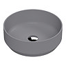 Venice Matt Grey Round Counter Top Basin - 350mm Diameter  Profile Large Image
