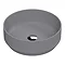 Venice Matt Grey Round Counter Top Basin - 350mm Diameter Profile Large Image