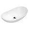 Venice Matt White Oval Counter Top Basin - 615 x 360mm Large Image