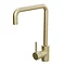Venice Modern Brushed Brass Kitchen Mixer Tap with Swivel Spout Large Image