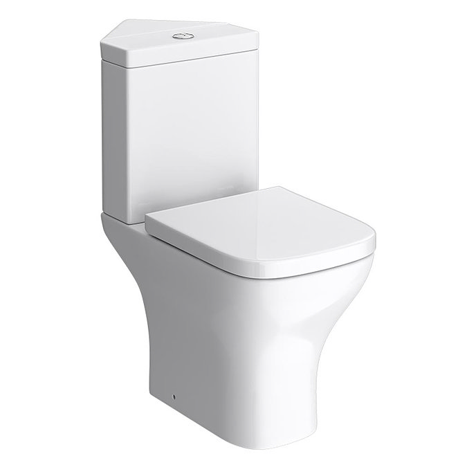 Venice Modern Corner Toilet + Soft Close Seat  Newest Large Image