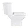 Venice Modern Corner Toilet + Soft Close Seat  In Bathroom Large Image