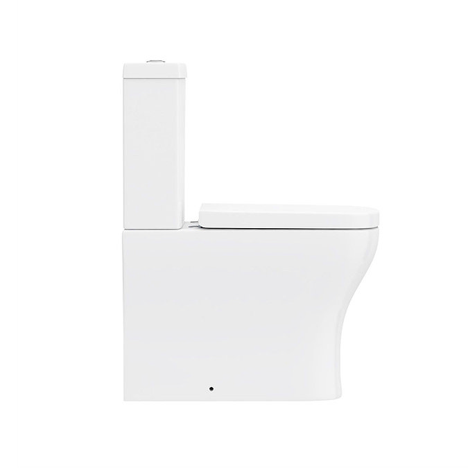 Venice Modern BTW Close Coupled Toilet + Soft Close Seat  Feature Large Image