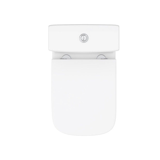 Venice Modern Fully Back To Wall Close Coupled Toilet + Soft Close Seat