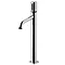 Venice Modern Round Tall Basin Mixer Tap - Chrome Large Image