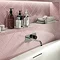 Venice Modern Round Wall Mounted Bath or Basin Mixer - Chrome / Matt Black Profile Large Image