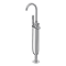 Venice Modern Thermostatic Floor Mounted Freestanding Bath Shower Mixer - Chrome
