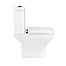 Venice Modern Toilet with Soft Close Seat (Matt Black Flush + Hinges)
