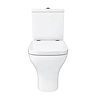 Venice Modern Toilet with Soft Close Seat (Matt Black Flush + Hinges)