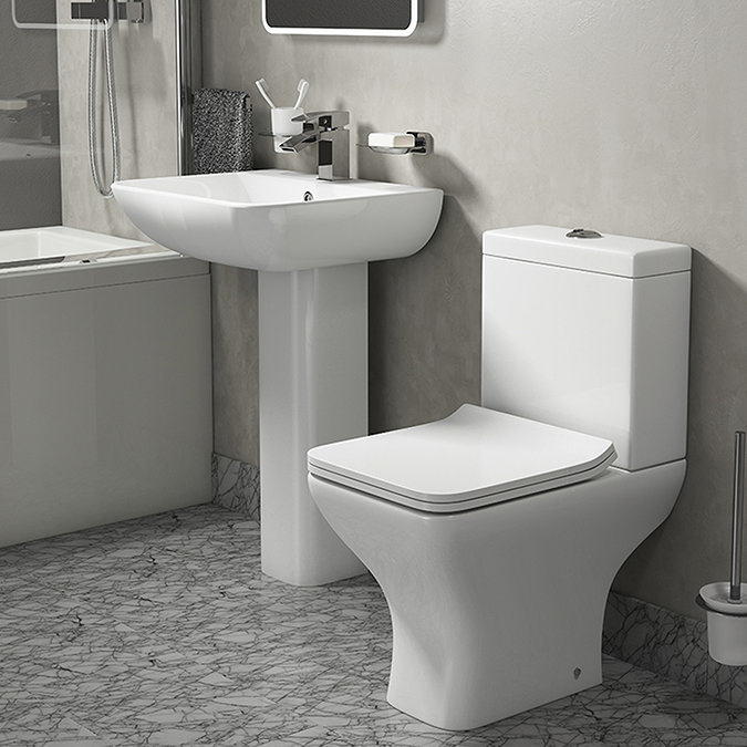 Venice Modern Toilet with Soft Close Slimline Seat  Standard Large Image
