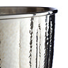 Venice Nickel Hammered Waste Bin